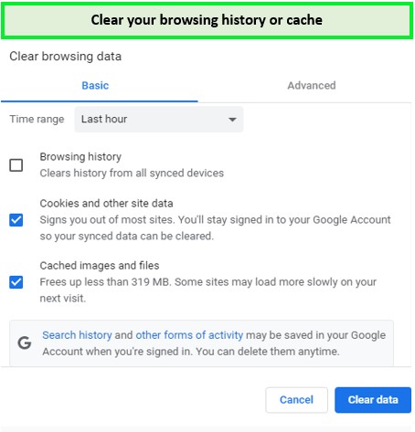 clear-history-on-browser