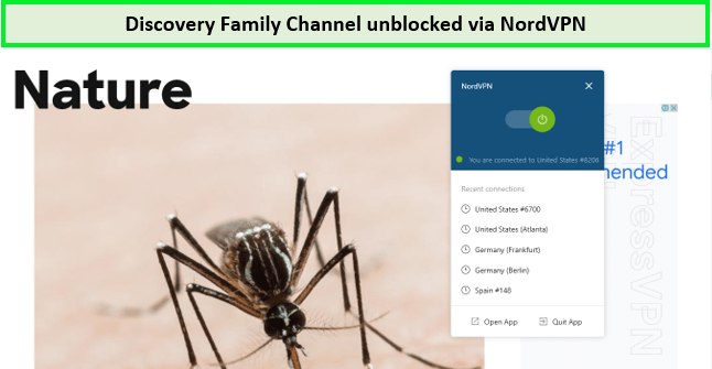 discovery-family-channel-unblocked-via-NordVPN-in-Australia