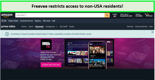 Freevee-in-India-geo-restriction-error-screen-shot