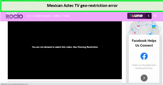 mexican-tv-geo-restriction-error-in-Italy