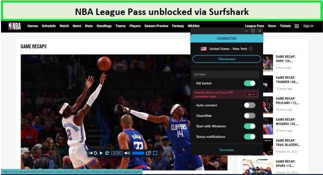 nba-unblocked-with-surfshark-in-Italy