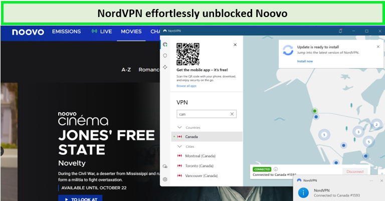 Nordvpn-unblock-Noovo-in-Spain