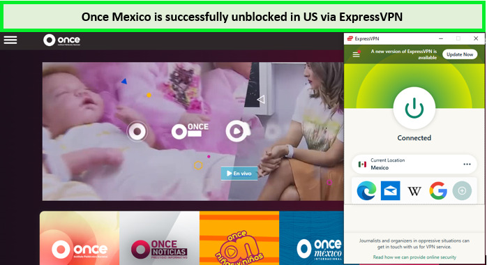 once-mexico-unblocked-via-expressVPN-in-South Korea