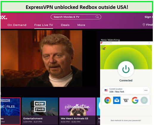 Redbox-unblocked-with-expressvpn-outside-USA