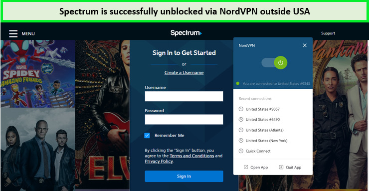 spectrum-is-unblocked-via-NordVPN-in-South Korea