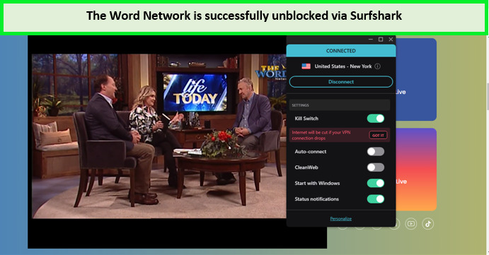 the-word-network-unblocked-via-surfshark-in-South Korea