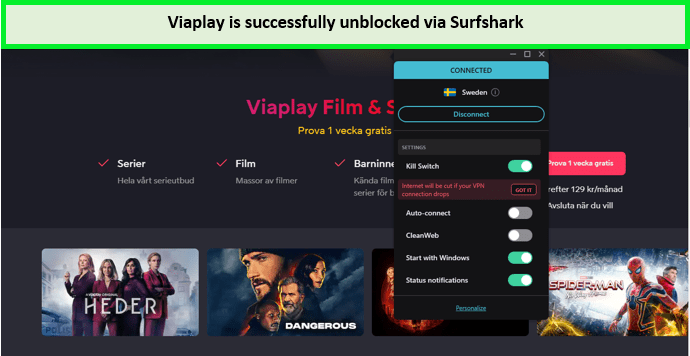 surfshark-unblocked-viaplay-in-Singapore