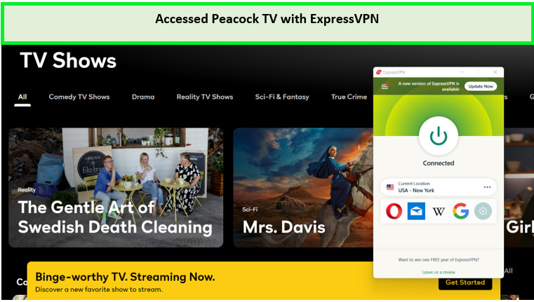 Accessed-Peacock-TV-with-ExpressVPN-in-uk