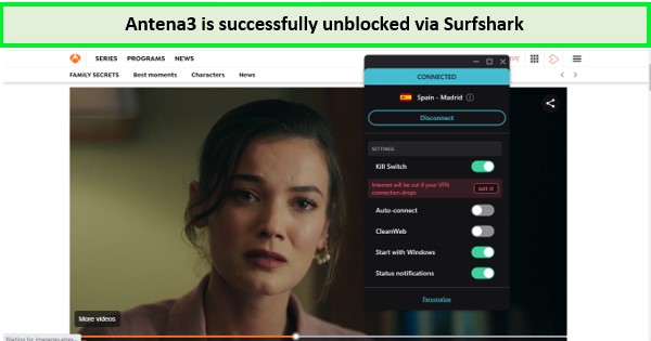 Antena3-unblocked-via-surfshark-in-Australia