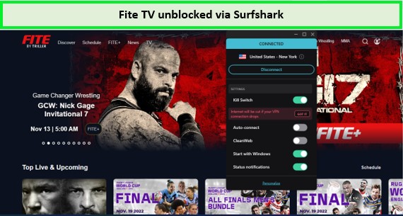Fite-TV-unblocked-via-surfshark-in-South Korea