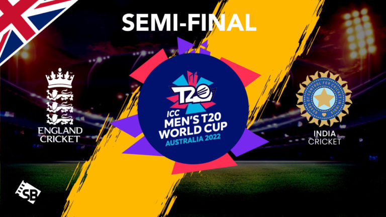 Watch India vs England ICC T20 Worldcup Semifinal 2022 in UK