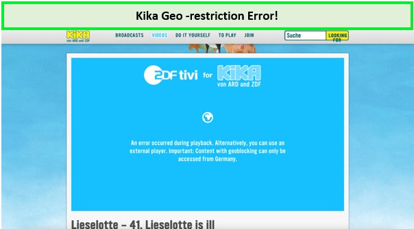 Kika-geo-restriction-error