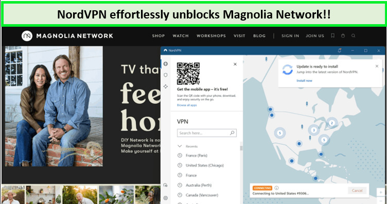 Screenshot-of-magnolia-network-unblocked-with-nordVPN