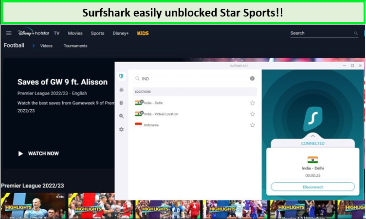 Screenshot-of-star-sports-unblocked-with-surfshark