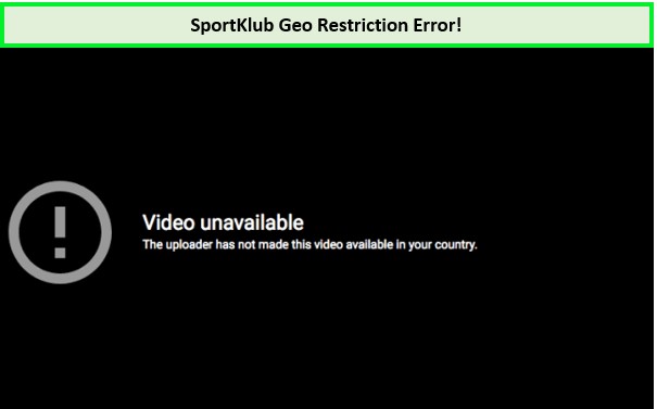 Sport-Klub-geo-restriction-error