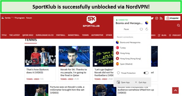 SportsKlub-unblocked-via-nordvpn-in-AU