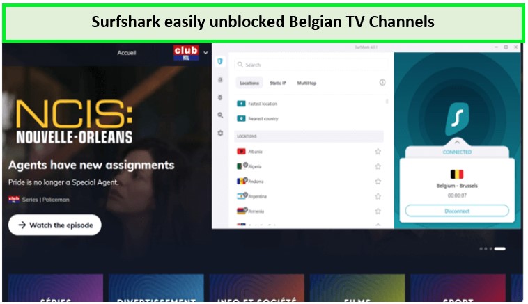 Surfshark-unblock-belgium-tv-channels-in-ca