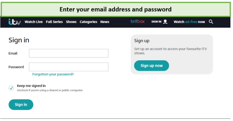 enter-your-email-on-itv