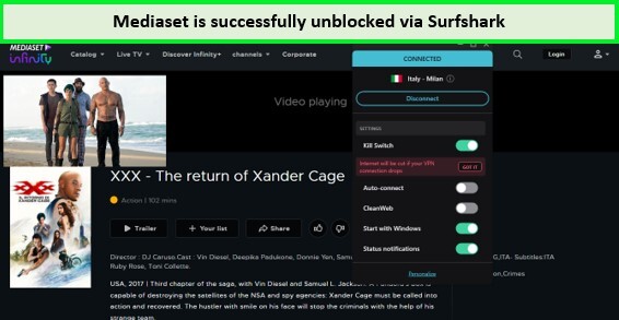 mediaset-unblocked-via-surfshark-in-UK