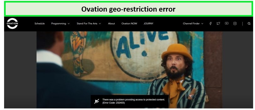 ovation-geo-restriction-error