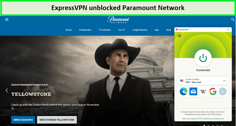 Paramount Network Unblocking-in-Spain