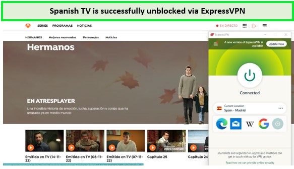 spanish-tv-unblocked-via-expressvpn