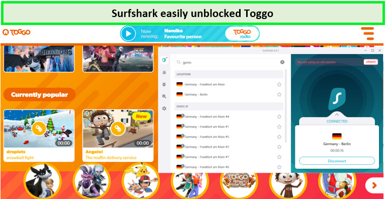 toggo-unblocked-in-Canada-via-surfshark