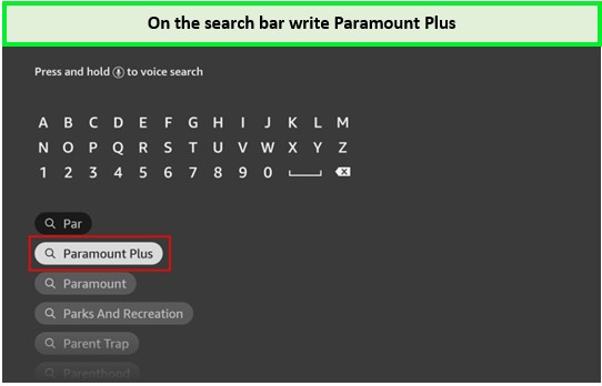 type-paramount-on-the-firestick-search-bar