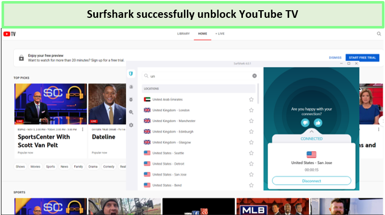 watch-youtube-tv-in-mexico-with-surfshark