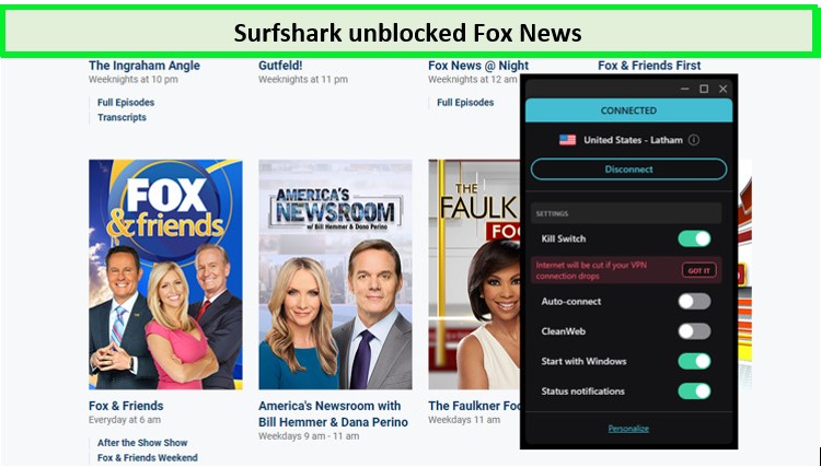 Fox-news-unblocked-via-surfshark-in-Canada