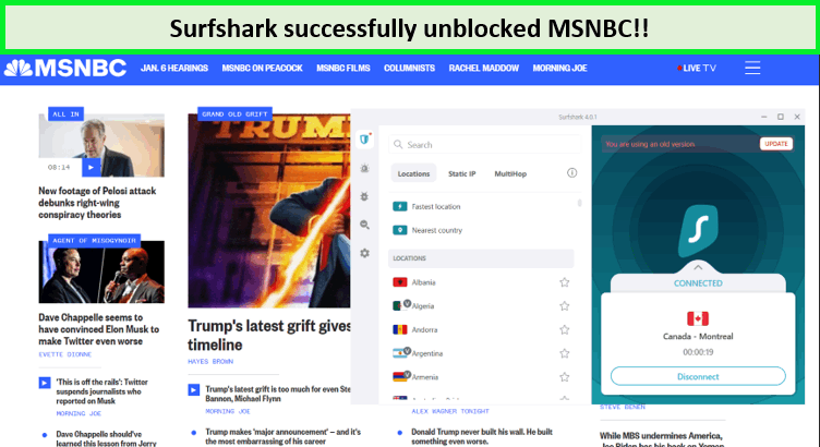 Screenshot-of-msnbc-unblocked-with-surfshark