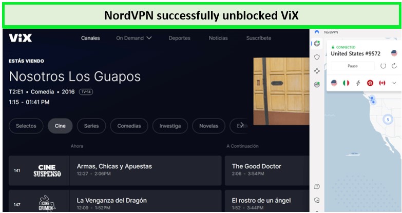 ViX-unblocked-via-nordvpn-in-Canada