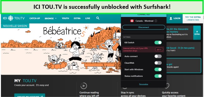 ici-tou-tv-unblocked-via-surfshark-in-Australia