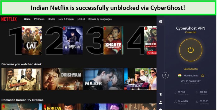 indian-netflix-unblocked-in-Singapore-via-cyberghost