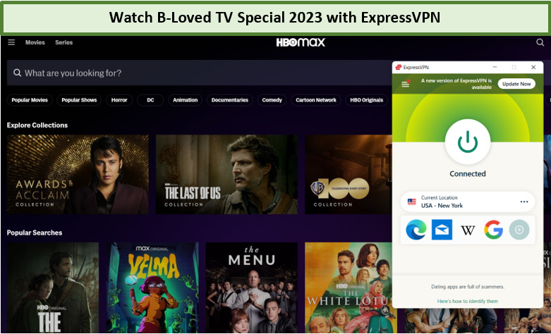 watch-b-love-tv-special-2023-outside us-with-expressvpn