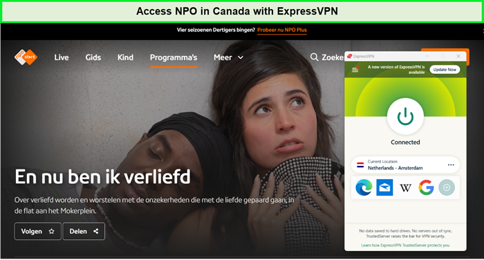 access npo in canada with expressvpn