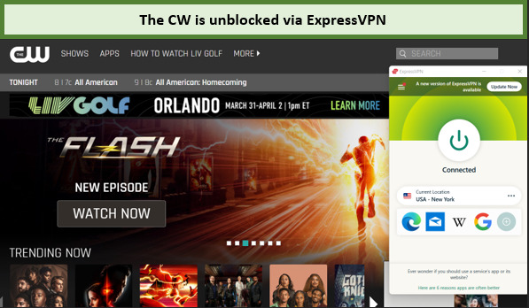 the-cw-unblocked-in-uk-via-expressvpn