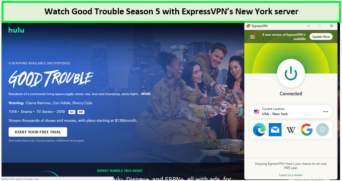 watch-Good-Trouble-Season-outside-USA-on-Hulu-with-expressvpn