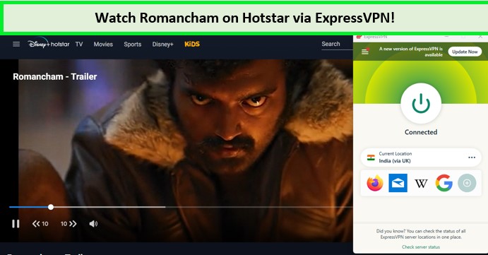 watch-romancham-on-hotstar-via-ExpressVPN-in-US
