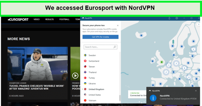 access eurosport in france with nordvpn 1