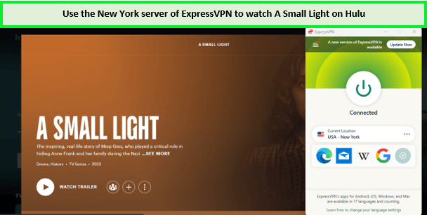 expressvpn-unblock-a-small-light-on-hulu-outside-USA
