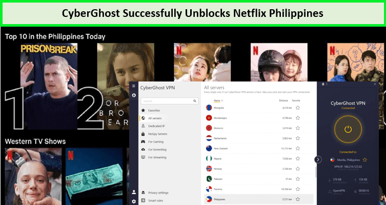 CyberGhost-unblocks-Netflix-Philippines-in-Australia