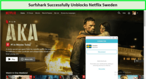 Surfshark-unblocks-netflix-Sweden-from anywhere