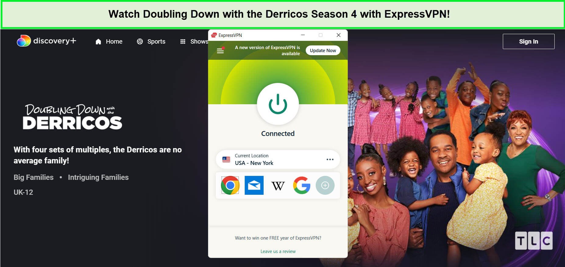 expressvpn-unblocks-doubling-down-with-the-derricos-season-four-on-discovery-plus-in-Spain