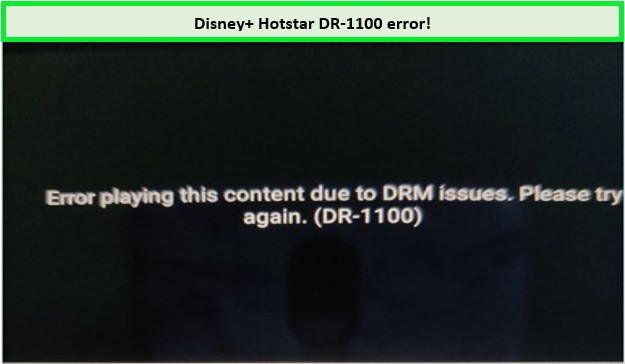 DR-1100 error-in-[intent origin=