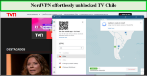TV-Chile-in-India-unblocked-via-nordvpn
