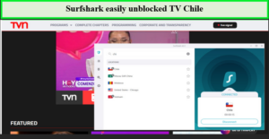 TV-Chile-in-Italy-unblocked-via-surfshark