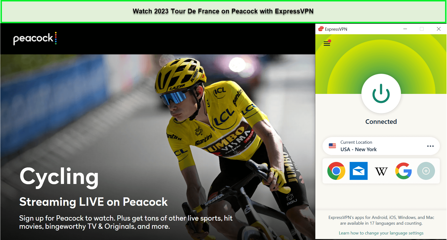 Watch-2023-Tour-De-France-in-Australia-on-Peacock-with-ExpressVPN