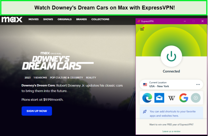 Watch-Downey's-Dream-Cars-on-Max-with-ExpressVPN-in-New Zealand!