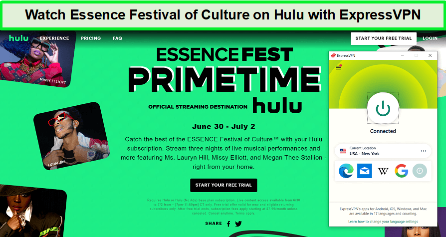 Watch-Essence-Festival-of-Culture-on-Hulu-with-ExpressVPN-in-Spain